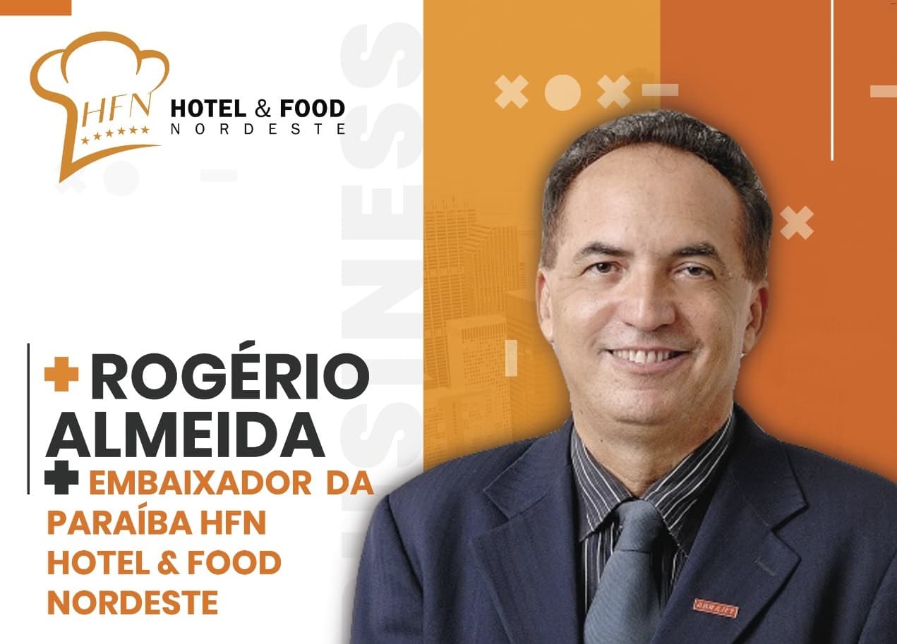 Jornalista Rogério Almeida é embaixador da PB no Hotel & Food Nordeste