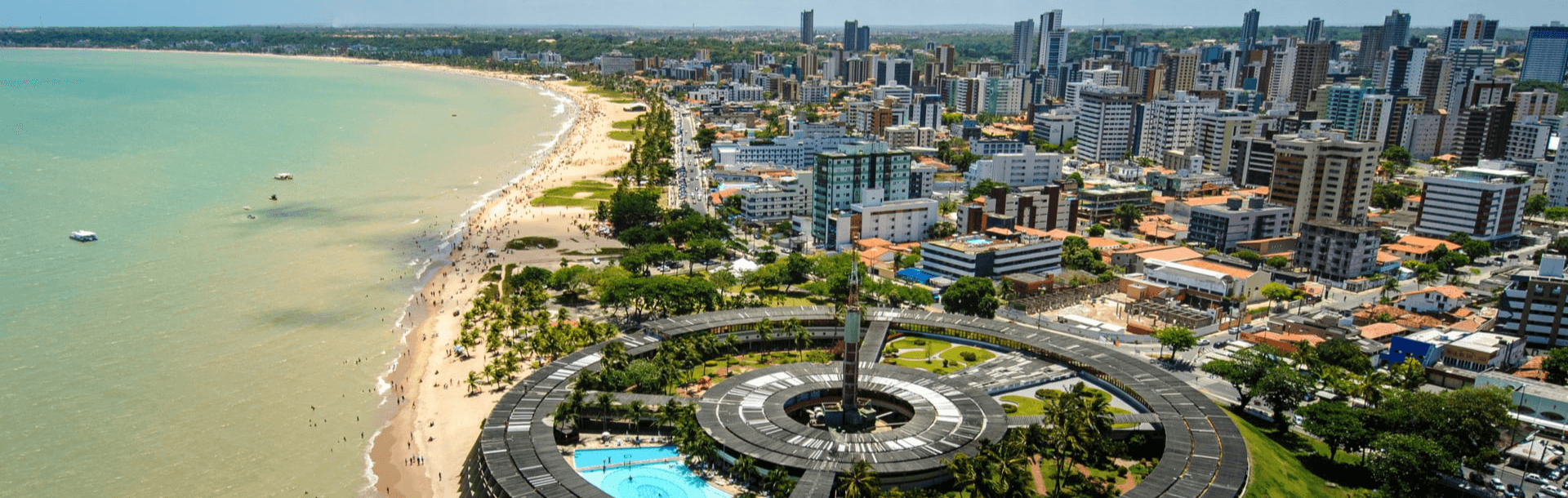 Vista aérea de João Pessoa, Paraíba