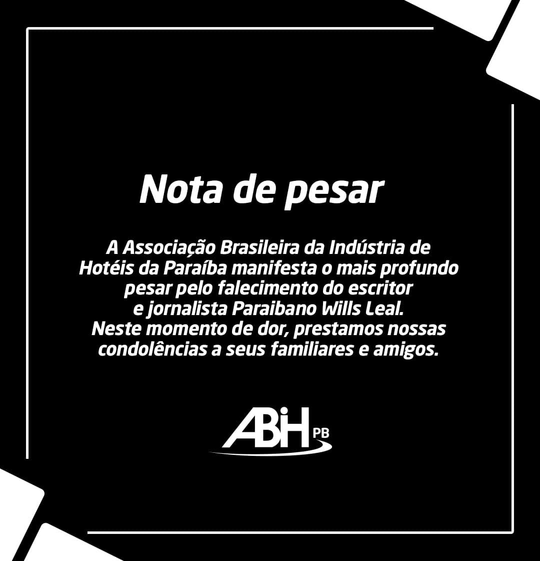 ABIH da Paraíba lamenta a morte do jornalista Wills Leal