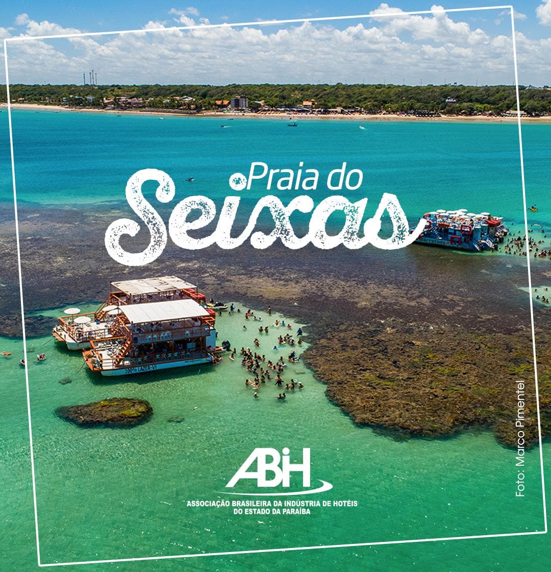 Praia dos Seixas, uma das mais badaladas do litoral de João Pessoa
